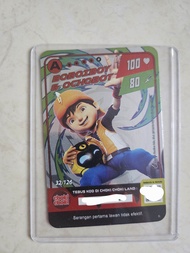 Kartu Boboiboy HOLOGRAM Galaxy Card Choki Choki Terlengkap