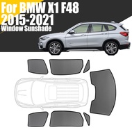 Custom Magnetic Car Window Sunshade For BMW X1 F48 2015-2021 Curtain Mesh Front Windshield Frame Cur