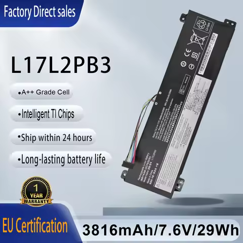 L17L2PB3 7.6V 29WH Laptop Battery For Lenovo V130-15IGM 15IKB V330-15IKB 15ISK V530-14IKB L17M2PB3 L