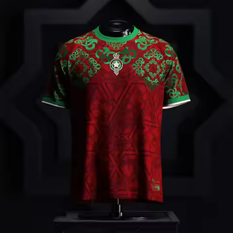 Morocco Achraf Hakimi Heritage Jersey Men's Women's Sports Quick Dry Breathable T-shirts Soccer Trai