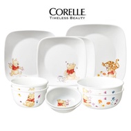 [CORELLE] Winnie The Pooh Tableware 10p Set for 2 People (Square Plate) / Dinnerware