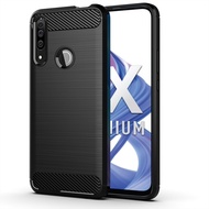 Honor 9X Case Soft Silicone Cover Shockproof Carbon Fiber Huawei Honor 9X 9 X Honor9X Case