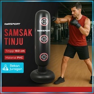 TaffSPORT Vertical Punching Bag Inflatable Punching Bag Pole 160cm - DS0097