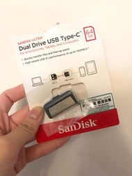 Sandisk dual drive usb 64 GB(type-c)