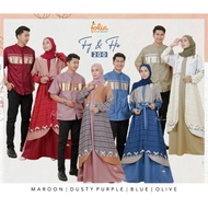 Folia FG 200 Couple Sarimbit Dress, Toyobo Mix Maxmara Material
