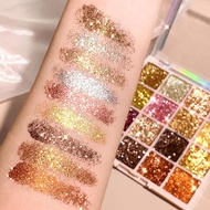 Glitter Eyeshadow Palette 16 Colors Diamond Pearlescent Glitter Eyeshadow Eyeshadow