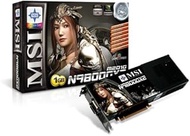 MSI N9800GX2 - M2D1G GeForce 9800 GX2 1GB 512MB per GPU 512-bit 256-bit per GPU GDDR3 PCI Express 2.