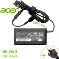 Acer Adapter ของแท้ 19V / 3.42A / 3.0*1.1mm Acer Spin 5 SP513-54N 65W 3.0 สายชาร์จ เอเซอร์ อะแดปเตอร