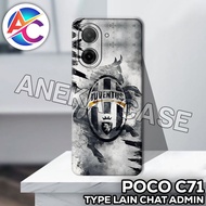 AC42/Case poco C71/ MEN'S Motif poco C71/casing poco C71/silicone poco C71