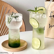 Creative ins Ice American Premium Transparent Torch Cup Simple Sparkling Water Glass Cup Cold Brew D