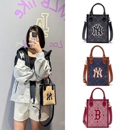 Korea Korea MLB Bag 2023 Summer New Style Diamond Presbyopic Big Label All-Match Mobile Phone Bag Men Women Small Tote Bag