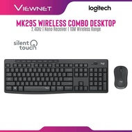 Logitech Wireless Combo Keyboard & Mouse MK295 with Silent Touch, Lag-free Wireless