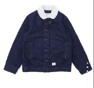 wtaps 18aw deck jacket denim cotton indigo n1 wtvua tet size s indigo navy