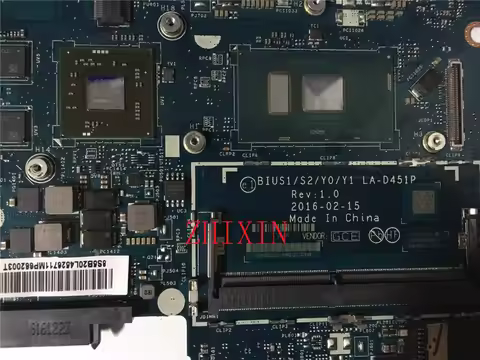 yourui FOR Lenovo Yoga 510-15ISK Flex 4-1570 Laptop Motherboard 5B20L45913 BIUS1/S2/Y0/Y1 LA-D451P S