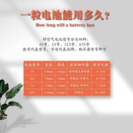 Leitwei Hearing Aid Batteries A10, A312, A13, A675 Hearing Aid Dedied Button Batteries