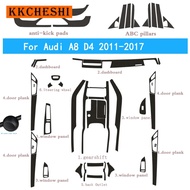 Car-Styling 3D/5D Carbon Fiber Car Interior Center Console Color Change Molding Sticker Decals For A