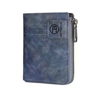 Men's RDID Wallet Zero Wallet Short Wallet Credit Card Bag Men's Business Wallet Credit Card Holder