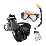 ชุดหน้ากากดำน้ำและฟินส์ รุ่น Twingo Mask Snorkel & Fin Kids Set สำหรับเด็ก สีสันให้เลือกหลากหลาย น้ำ
