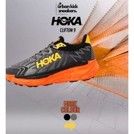 Hoka clifton 9 men's shoes, Hoka men's sneakers, sports running shoes, badminton shoes, tennis shoes
