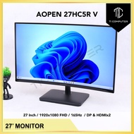 AOPEN Fire Legend 27HC5R V 27 inch 1500R Curved Display 165Hz 1ms HDMI DP Refurbished Gaming Monitor
