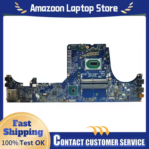 LA-H271P with I7-9750H I9-9880H I9-9980H CPU Notebook Motherboard For Dell Precision 7540 Laptop Mot