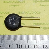 NTC 47D-20 ntc 47 ohm 20mm 47d20 resistance negative temperature cooficient dsc 47d 20 ntc black 47r