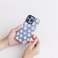 【現貨】犀牛盾Clear透明手機殼-玻璃海棠2號/柔和粉藍(不含掛繩)