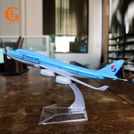 Korean Air B747 Aircraft Model Diecast Alloy Metal Boeing 747 Airplane Plane Model