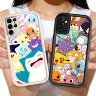 HP O-35 Pokemon Casing Siliconehp for Samsung S21 M15 A54 A17 S24 S25 FE A26 A55 Ultra 5G