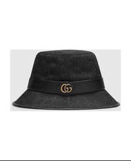 （美國連線🇺🇸 ）Gucci GG 帆布漁夫帽-黑