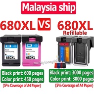 HP 680 ink HP 680XL HP 680 XL ink  Compatible for HP 1115 1118 2138 2135 2676 3635 3835 5075 5076