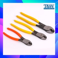 6" 8" 10" Cable Cutter Cutting Pliers For Cut Soft Copper Wire/PE IV Wire [T&W Hardware]