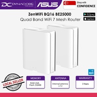 ASUS ZenWiFi BQ16 BE25000 Quad Band WiFi 7 Whole Home Mesh WiFi System - 2-Pack