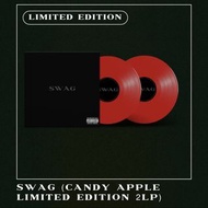 現貨 JB 限量3000張 JUSTIN BIEBER SWAG (CANDY APPLE LIMITED EDITION 2LP) VINYL LP 蘋果紅色黑膠唱片LIMITED TO 3000 