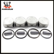4pcs Engine Pistons Rings Set 23410-25211 For 2004-2008 Hyundai Kia G4KC 2.4L Engines & Components P