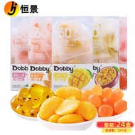 Dobby哆比果汁软糖Q弹芒果白桃味橡皮软糖100g 儿童休闲零食品Dobby Dobby Fruit Gummies Bouncy Mango cishaotantj3.my20260320