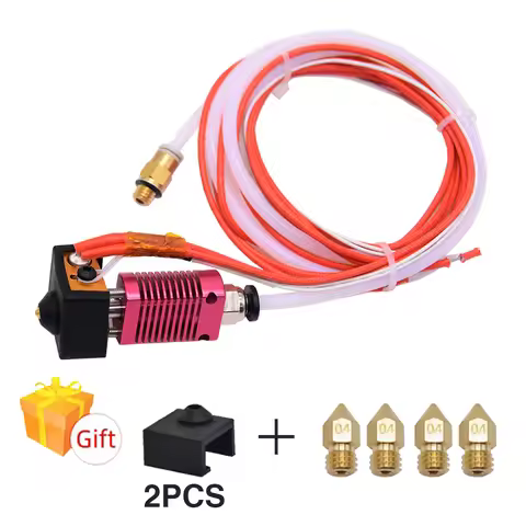 Ender 3 Metal J-Head CR10 MK8 Hotend Extruder Kit Heat Block Nozzle Heater Thermistor for CR10s Pro 