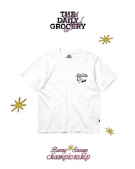 [Limited Edition] TheDailyGrocery x BunnyShootFilm | BUNNY SNOOZE CHAMPIONSHIP เสื้อยืดทรงคลาสสิคสีข