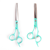 BARBER BRAIN Tiffany Blue Scissors กรรไกรตัดผมบาร์เบอร์ 6" รุ่น VAL-73 VAL-74