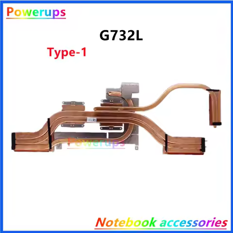 New Original Laptop CPU/GPU Cooler Radiator Heatsink For Asus ROG Strix 4 Plus G732 GL732L G732LWS 1