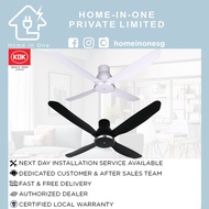 [BASIC INSTALLATION AVAILABLE] KDK 56" Ceiling Fan DC Motor + Remote Control W56WV  *1 Year Local Warranty*