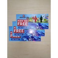 Legoland Kids Go Free 1 Day Entrance Ticket to Theme Park, Sea Life and Water Park(Ticket Voucher valid till 31-12-2021)