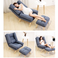 Lazy Sofa Bed Recliner Sofa Washable Single Sofa Bedroom Small Sofa Tatami Feeding Backrest Lounge Chair Round Sofa Set