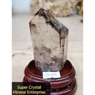 (Local Ready Stock/本地现货)天然高等级巴西四季幽灵水晶柱摆件Natural Brazil High Gred 4 Seasons Green Phantom Crystal Poi