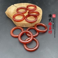 Red Agate Jade Ring Jade Ring Ring Jade Ring Accessories Time Earrings DIY Handmade Jade Ring Circle