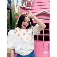 C0ach Suinger armpit bags with lovely heart pattern