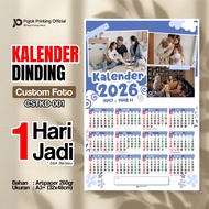 2026 Wall Calendar Custom Photo Aesthetic Theme A3+ | 2026 Custom Aesthetic Calendar A3+