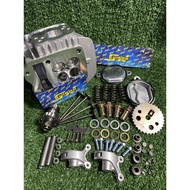 WAVE125 CNC HEAD CYLINDER 21/24 COMPLETE SET 4 VALVE (READY STOCK )