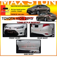 TOYOTA VIOS NCP150 TOMS BODYKIT VIOS 2013-2018 TOMS STYLE FULLSET BODYKIT FRONT SKIRT SIDE SKIRT REA