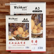 Thinkart Artist Canvas Pad A4 / A3